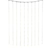 1864407 - Mediatech Konstsmide LED Lichtervorhang 120 Schneebäl 120 bernsteinfarbene LED, USB, IP20
