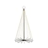 Konstsmide LED Tannenbaum Stern 180 cm 515 bernsteinfarbene LED, 6W, Timer, IP55