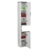 2206053 - Mediatech VCM Hochschrank Donali Weiss/Schwarz