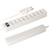 Max Hauri Doppelpack Steckdosenleiste Kit Safety Line, 9xT13, weiss