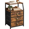 2243955 - Mediatech Relaxdays Beistelltisch mit 3 Schubladen Masse H x B x T: ca. 72 x 40 x 29 cm