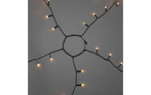 1030038_1 - Mediatech Konstsmide LED Baummantel 200 frostet LED indoor, 5 x 40 LED, Baumhöhe: 1.8, Timer