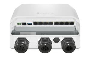 1549283_3 - Mediatech MikroTik RB5009UPR+S+OUT: 9P Outdoor Router 7x1GE 1x2.5GE, 1x SFP+, 8x POE+, 130W, IP66