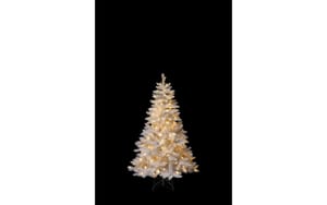 1603124_3 - Mediatech STT LED Weihnachtsbaum weiss Tree 150 130LED, ww, H150cm, weiss