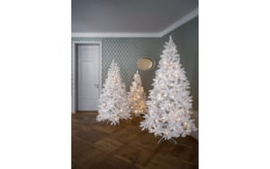 1603124_4 - Mediatech STT LED Weihnachtsbaum weiss Tree 150 130LED, ww, H150cm, weiss
