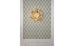STT LED Kranz Snowy Wreath 50 180LED ww, 165tips, D50cm