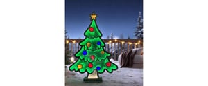 1855731_2 - Mediatech Dameco LED Figur Baum Infinity Effekt 60cm LED ww, inkl. Timer 6/18h, IP55