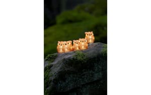 Konstsmide LED Acryl Eulen 5-er Set ww LED 3, 6W, IP55