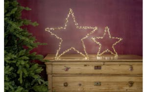 STT LED Glamour star standing 59 200LED ww, 59x9x57cm