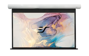 SAKER PREMIUM - MOTORLEINWAND Weiss / 16:9 / 299 x 168 (Vorlauf 15cm)