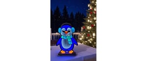 Dameco LED Figur Pinguin Outdoor, mit Infinity Effekt