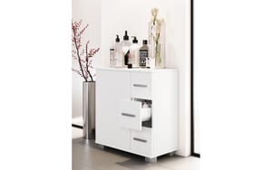 VCM Aufbewahrungsschrank Zalo XL Weiss
