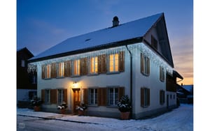 COCON Eiszapfen-Lichterkette 240 LEDs 5.8m x 0.8m, neutralweiss, IP55