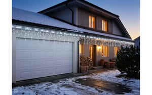 COCON Eiszapfen-Lichterkette 480 LEDs 11.8m x 0.8m, neutralweiss, IP55