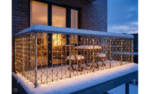 COCON Lichternetz 100 LEDs 1.2m x 1.2m, warmweiss, IP55