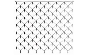 COCON Lichternetz 100 LEDs 1.2m x 1.2m, warmweiss, IP55