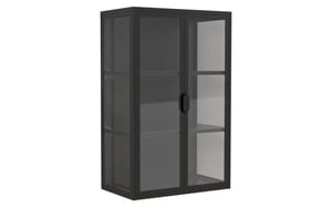 VCM Wandvitrine Flokas L Schwarz kaufen Schweiz | Mediatech.ch