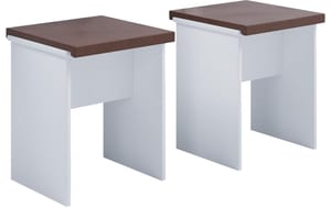 2206015_1 - Mediatech VCM Esstisch-Gruppe Esal 80x50 Weiss