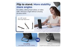 SmallRig CS-S1 Phone Case with Stand for iPhone 18 Pro / 17 Pro (Aurora Black)