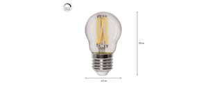 2235250_2 - Mediatech Star Trading G45 E27 Clear Dim to Warm 470 lm 4.5 W