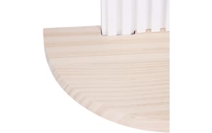 2243967_6 - Mediatech Relaxdays Wandregal Boho 3 Ablagen 2er Set, Weiss