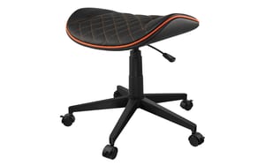 2248372_3 - Mediatech Cougar Crosser Gaming-Hocker Kunstleder Schwarz Orange