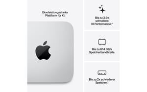 2252836_1 - Mediatech Mac Studio (M5 Max), Silber, Z1U4 18C CPU, 40C GPU, 48GB, 2TB, 10 GbE