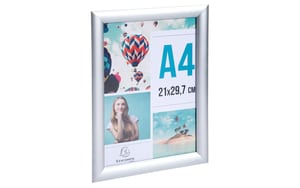 Exacompta Plakatrahmen A4, Alu/Acryl hoch/quer, nicht spiegelnd