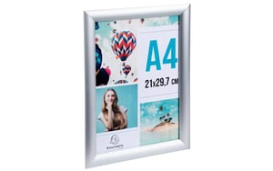 Exacompta Plakatrahmen A4, Alu/Acryl hoch/quer, nicht spiegelnd