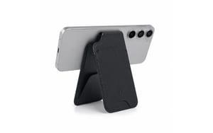 VALENTA Card Wallet Stand CameraFit Black, MagSafe