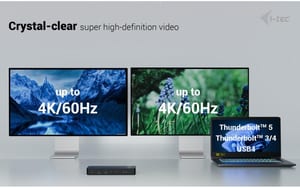 i-tec Thunderbolt 4 Dockingstation Intelligent Dual Display, 90W, Fernverwaltu