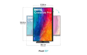 BenQ PV3250U, 32, 3840x2160, IPS TB4 / DP / HDMI, PD 90W, USB 3.2, 450 nits