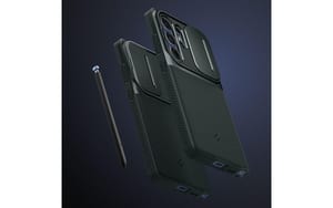 2257690_3 - Mediatech Spigen Optik Armor, Green Galaxy S25 Ultra