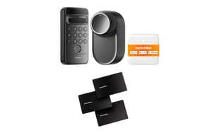 SwitchBot Smart Lock Ultra Vision Combo Aluminiumlegierung Schwarz kaufen Schweiz | Mediatech.ch