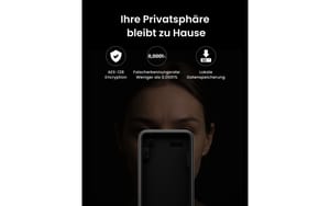 SwitchBot Smart Lock Ultra Vision Combo Aluminiumlegierung Schwarz