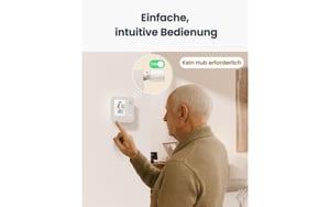 2260389_1 - Mediatech Switchbot Raumklima-Panel Wandmontage Digital Weiss
