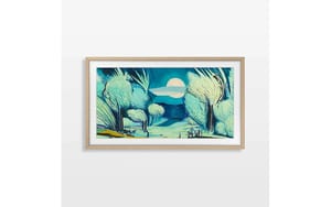 Samsung Frame Bezel zu 65 Frame HTV Farbe Teak