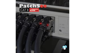 2262432_3 - Mediatech PatchSee Cat.8.1 U/FTP Patchkabel 4.9m, Schwarz, LED-Identifikation