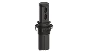 2263124 - Mediatech Bachmann ELEVATOR 2 Steckdoseneinheit herausfahrbar, schwarz matt, 2xCH T23 kaufen Schweiz | Mediatech.ch