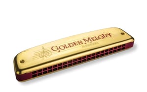 2264501 - Mediatech Hohner Golden Melody Tremolo C-Dur 40 Stimmen Kunststoff Gold