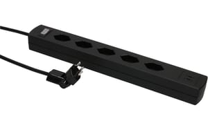 2265559_2 - Mediatech Max Hauri Steckdosenl. Safety Line 5x Typ 13 90°, sz Schal. USB Mag. 2m cli.