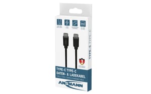 Ansmann USB-C Kabel auf Typ-C Daten Länge: 120cm, sz