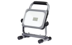 2267615 - Mediatech Steffen Worklight LED Akku-Strahler 30W mit Traggriff & Standfuss, grau