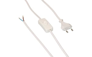 2267795_2 - Mediatech Max Hauri TDLF-Netzkabel H03VVH2-F2X0.75 2m weiss Schalter Typ 26