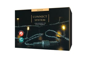 STT Lichterkette LED Connect Extension 7.5m, 100 LED warmweiss, outdoor
