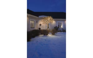Konstsmide LK Micro LED, 120 LED, Outdoor Bernstein, schwarzes Kabel