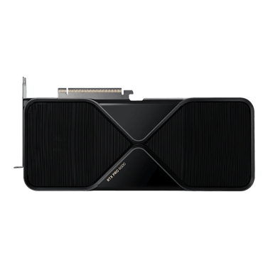 NVIDIA RTX PRO 6000 Blackwell Workstation Edition von PNY, Ansicht von hinten