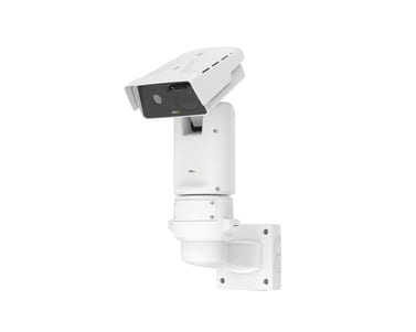 AXIS Q8752-E 35 mm, Ansicht mit Wandhalterung