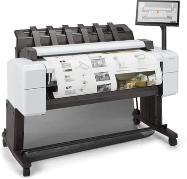 HP DesignJet T2600PS 36 Zoll, Ansicht von schräg links