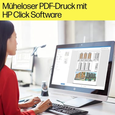 HP DesignJet T2600PS 36 Zoll, Software HP Click am Arbeitsplatz
